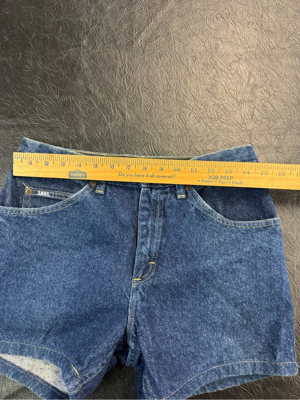Lee Indigo Denim Cutoff Shorts